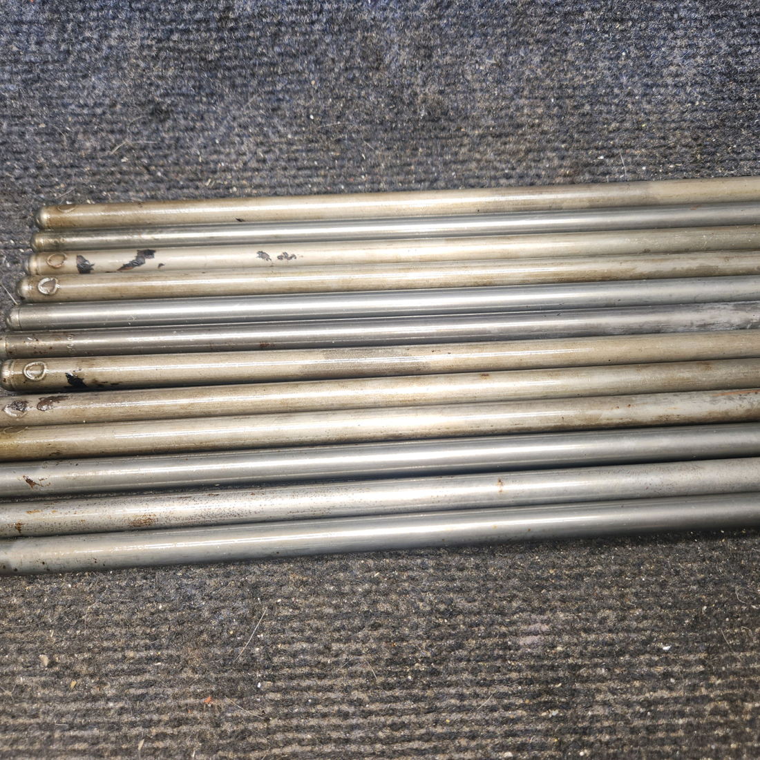 Used aircraft parts for sale, 538304 Continental O-470 Cessna 182G Push Rods