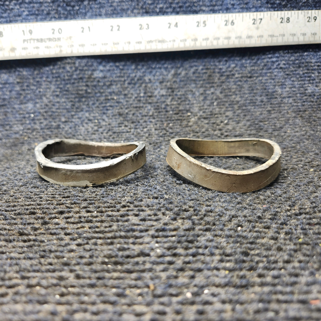 Used aircraft parts for sale, 0550176-22 Cessna 172E Exhaust Shroud Seal Set