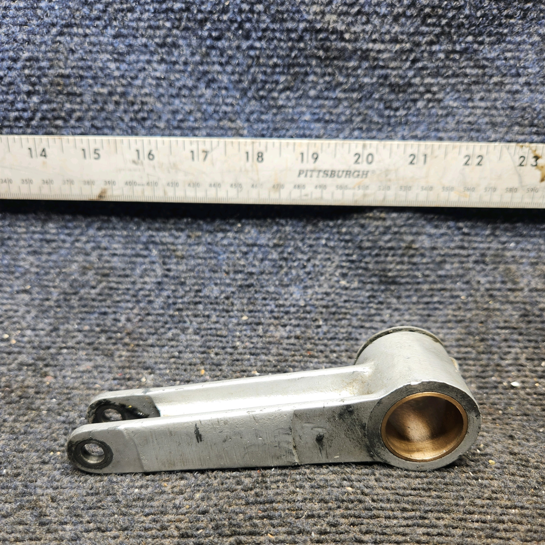 Used aircraft parts for sale, 35-820094-2 Beechcraft 35-33 Nose Gear Retract Idler Arm