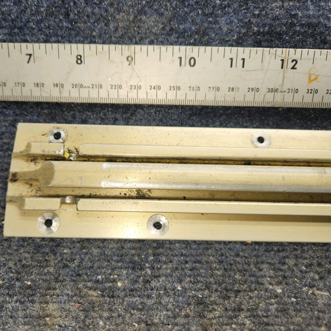 Used aircraft parts for sale, 0511240-5 McFarlane Aviation Cessna 172E Seat Rail – Inboard LH