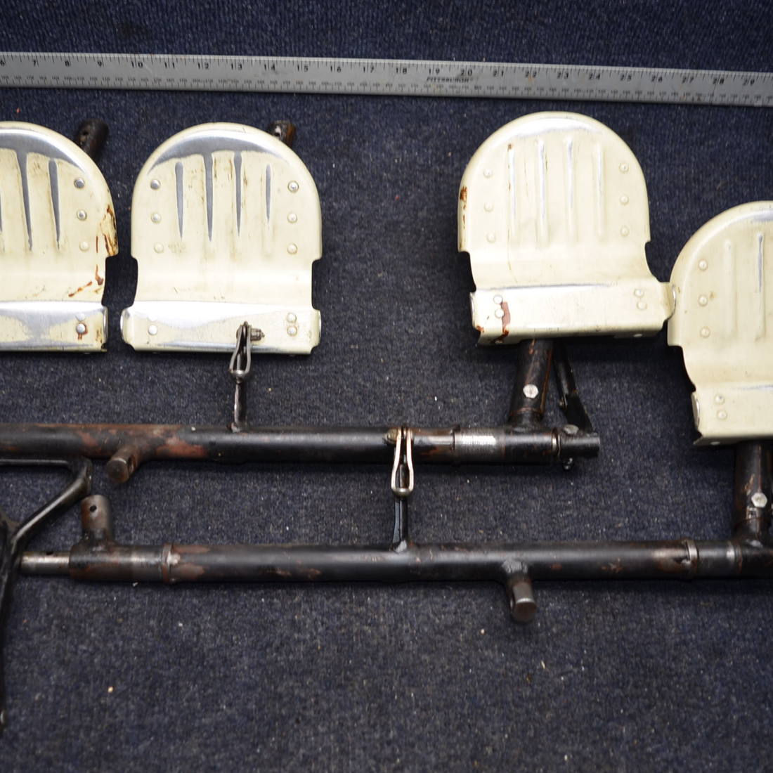 Used aircraft parts for sale, 310453 Cessna C175 EARLIER MODEL CESSNA RUDDER PEDAL ASSY