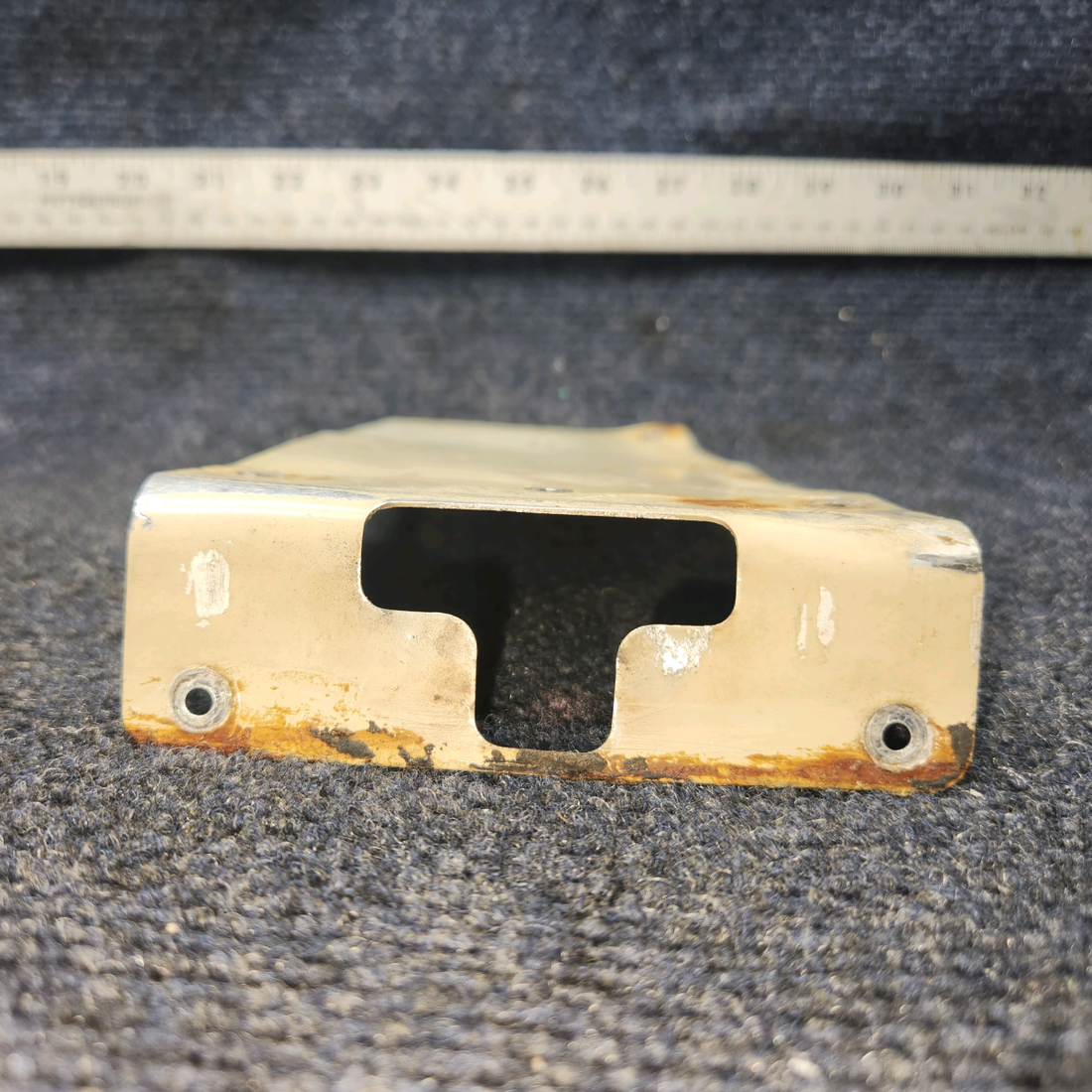Used aircraft parts for sale, 63012-00 Piper PA28-140 Door Latch Cover Plate