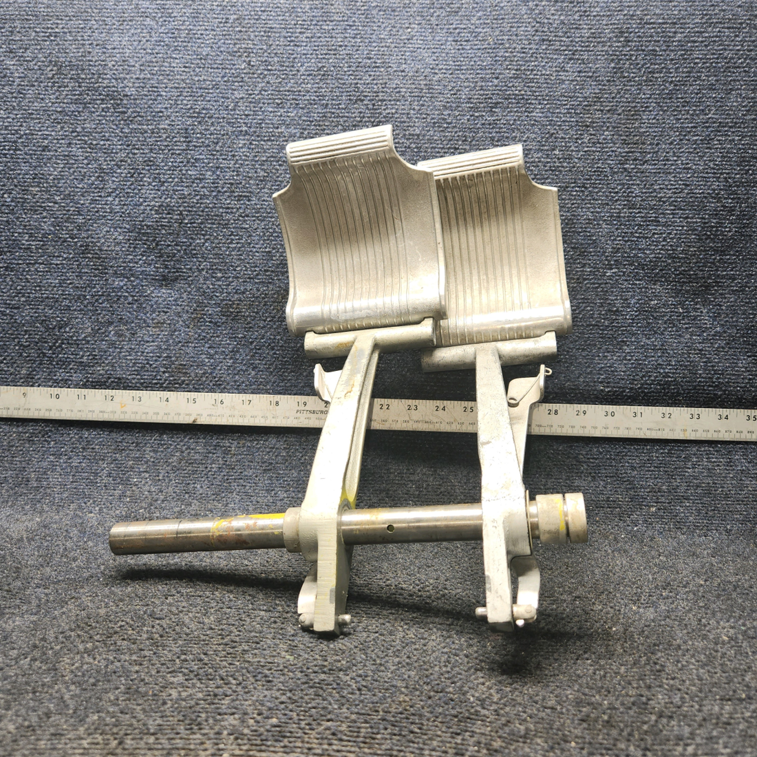 Used aircraft parts for sale, 95-524018-604 BEECHCRAFT 95-55B Pilot’s Side Rudder Pedal Assembly