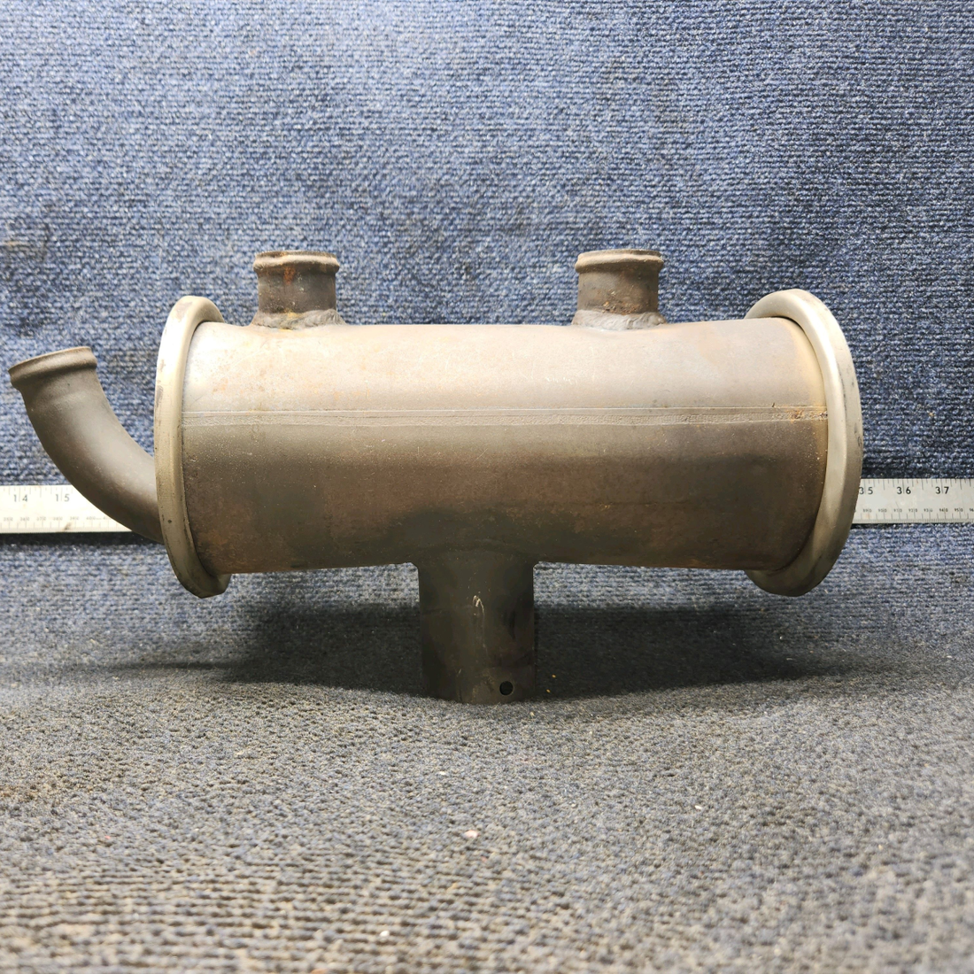 Used aircraft parts for sale, 0550176-43 Continental O-300 Cessna C175 Muffler Weld Assy - LH