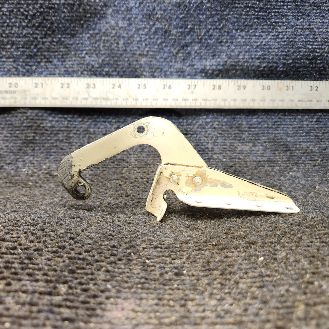 Used aircraft parts for sale, 35-410077-12 BEECHCRAFT F35 Nose Gear Door Hinge Aft