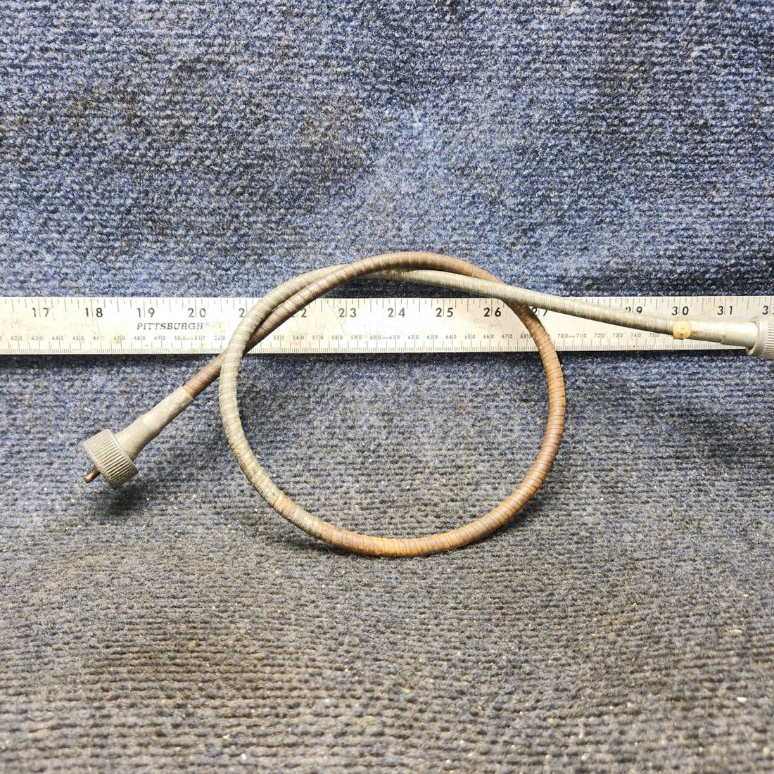 Used aircraft parts for sale, 486-570 PIPER PA28-140 Tachometer Shaft Assembly (~32" long)