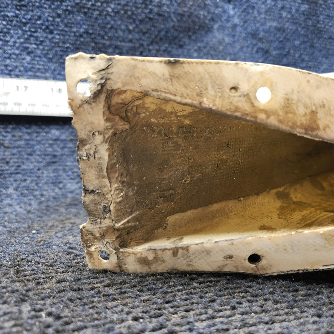 Used aircraft parts for sale, 79271-000 Piper PA28-161 Lower Air Duct Assembly