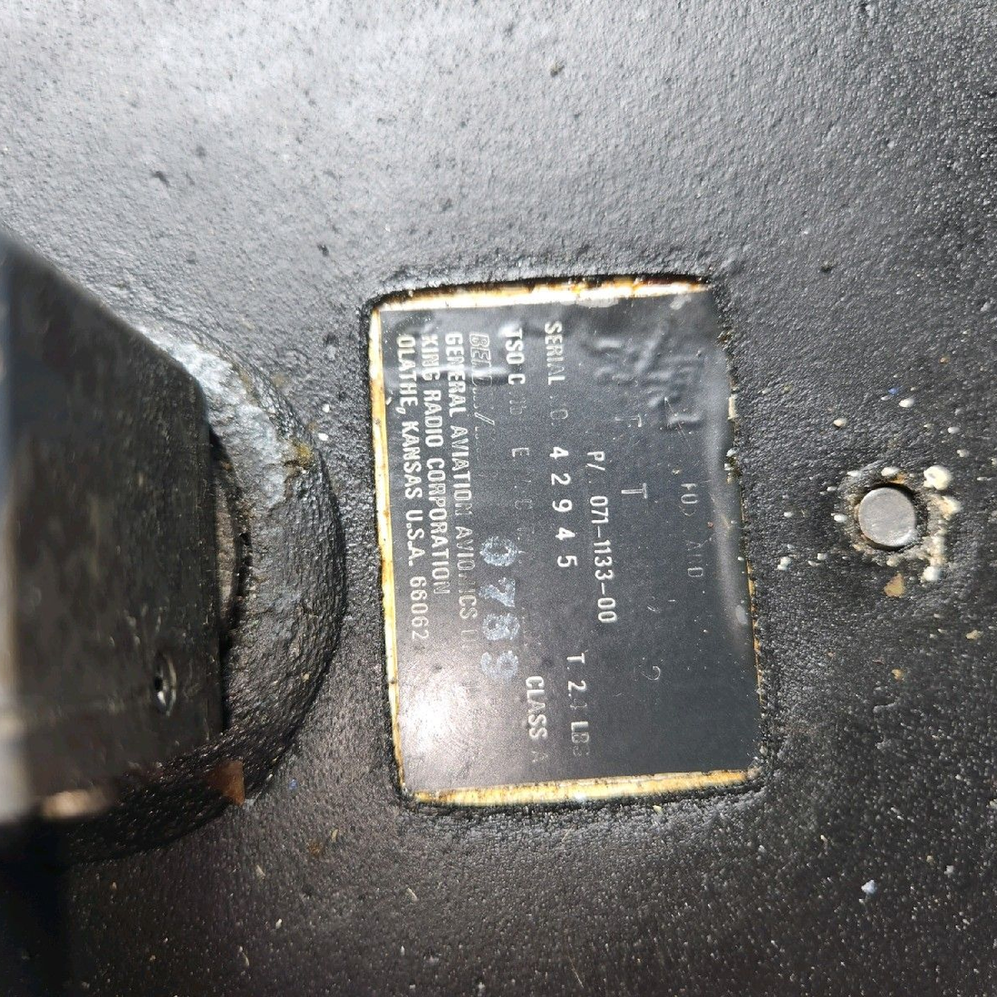 Used aircraft parts for sale, 071-1133-00 King Radio KA-42B piper PA-28-181 ADF Antenna Unit