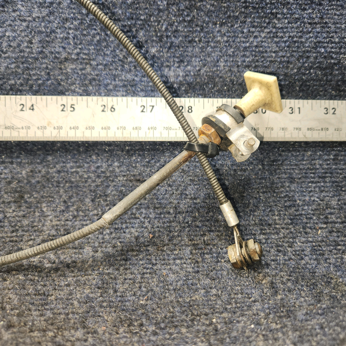 Used aircraft parts for sale, S1517-2 Cessna 182P Fuel Strainer Control Cable 31"