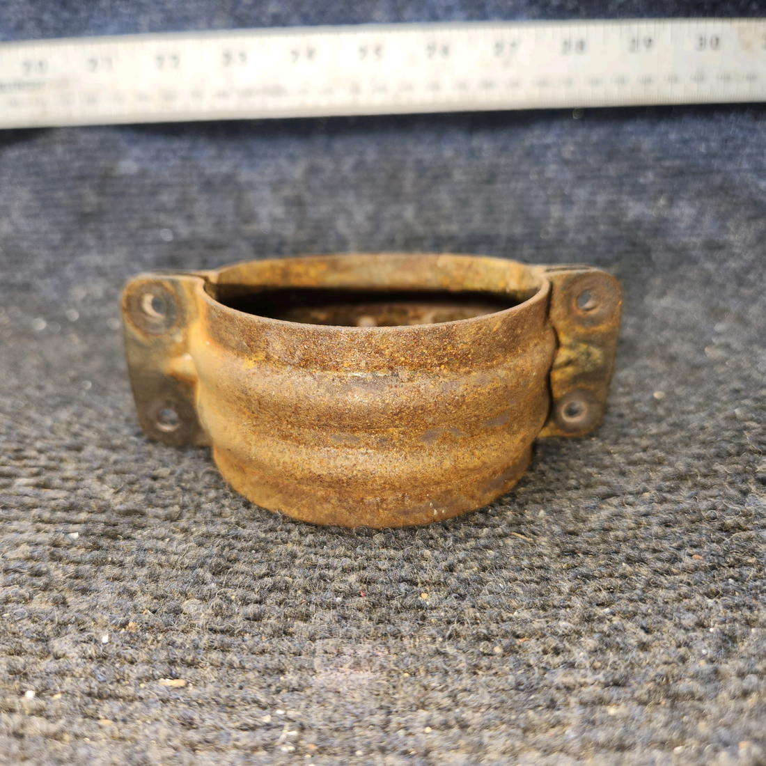 Used aircraft parts for sale, 0750161-25 Cessna 182G Exhaust Clamp