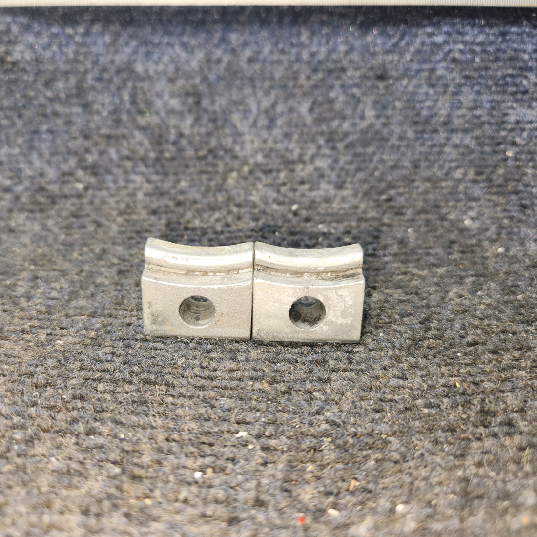 Used aircraft parts for sale, 66M21195 Lycoming O-320 Piper PA28-161 Magneto Clamp - Set of 2