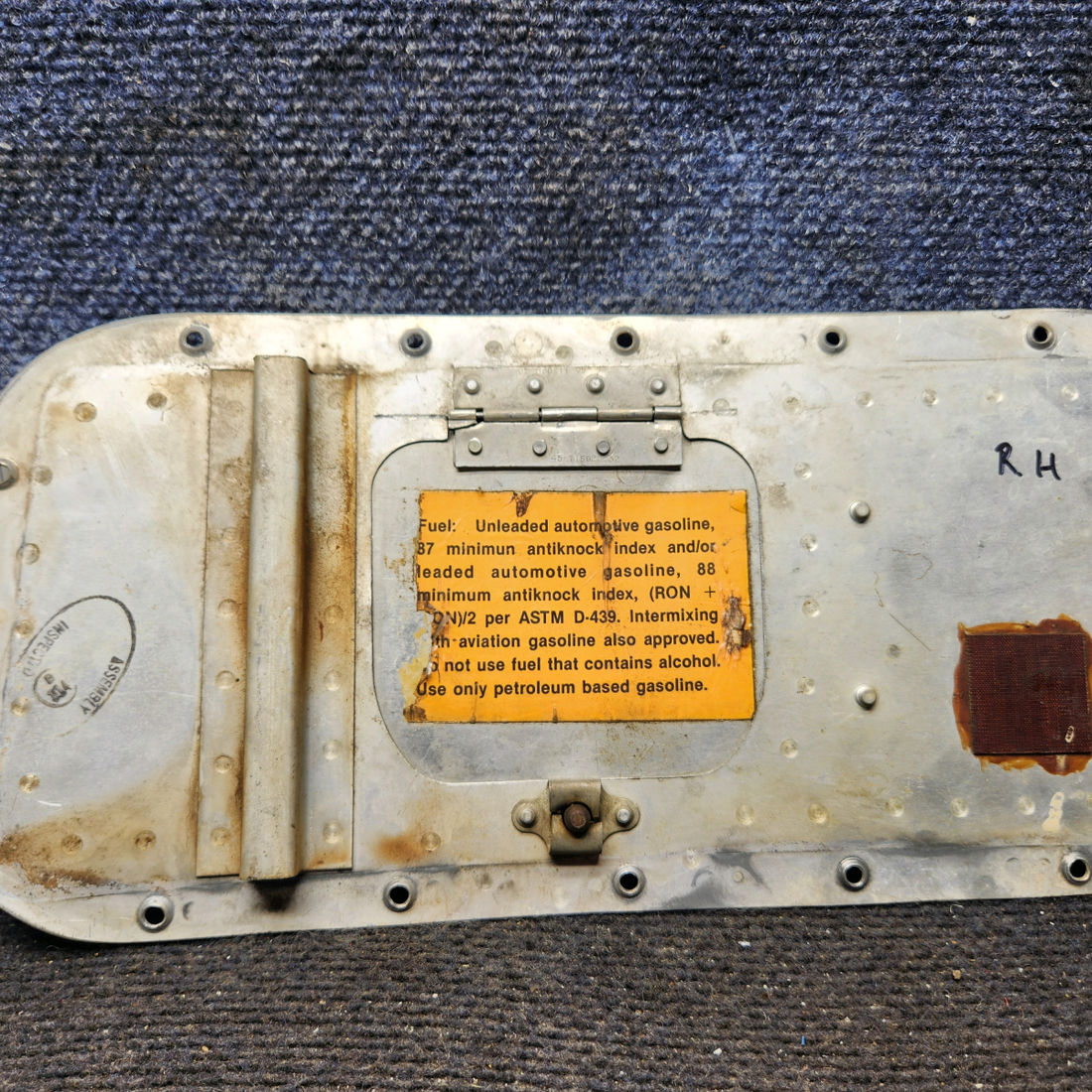 Used aircraft parts for sale, 33-110010-608 Beechcraft 35-33 Fuel Cell Door Assembly – RH