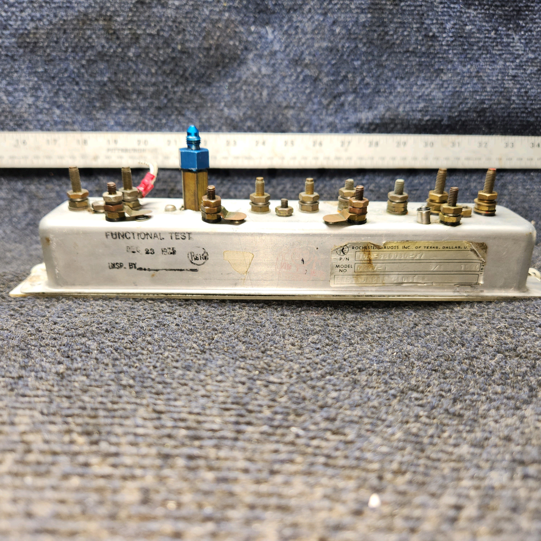 Used aircraft parts for sale, 169-380036-37 Rochester Beechcraft C23 SUNDOWNER Instrument Gauge Cluster Assembly