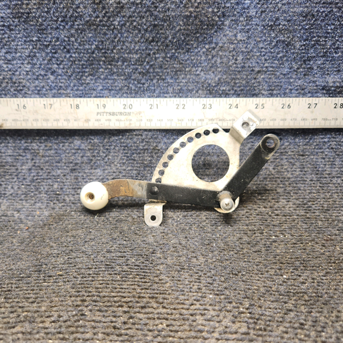Used aircraft parts for sale, 0713315-1 Cessna 182G Cowl Flap Lever Assembly