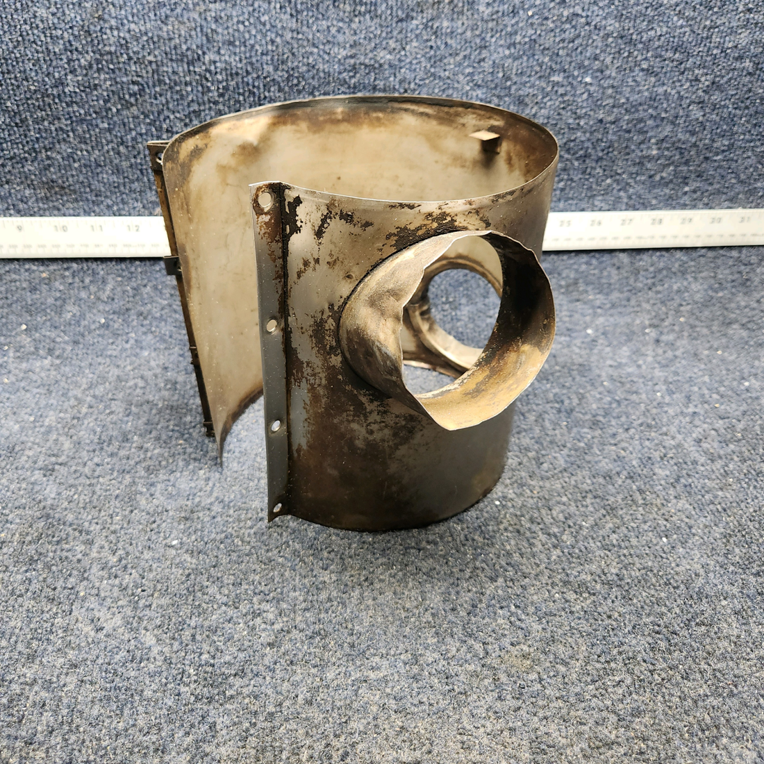 Used aircraft parts for sale, 35-950129-1 BEECHCRAFT F35 SHROUND ASSY EXHAUST