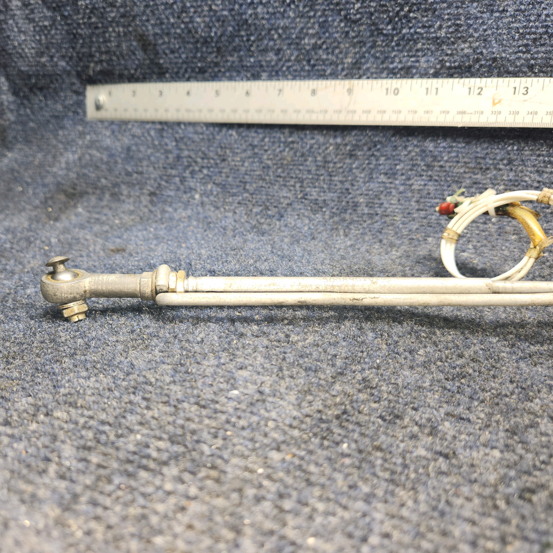 Used aircraft parts for sale, 50‑389012‑11 BEECHCRAFT 95-55B Engine Throttle Control Assembly – LH/RH, 124"