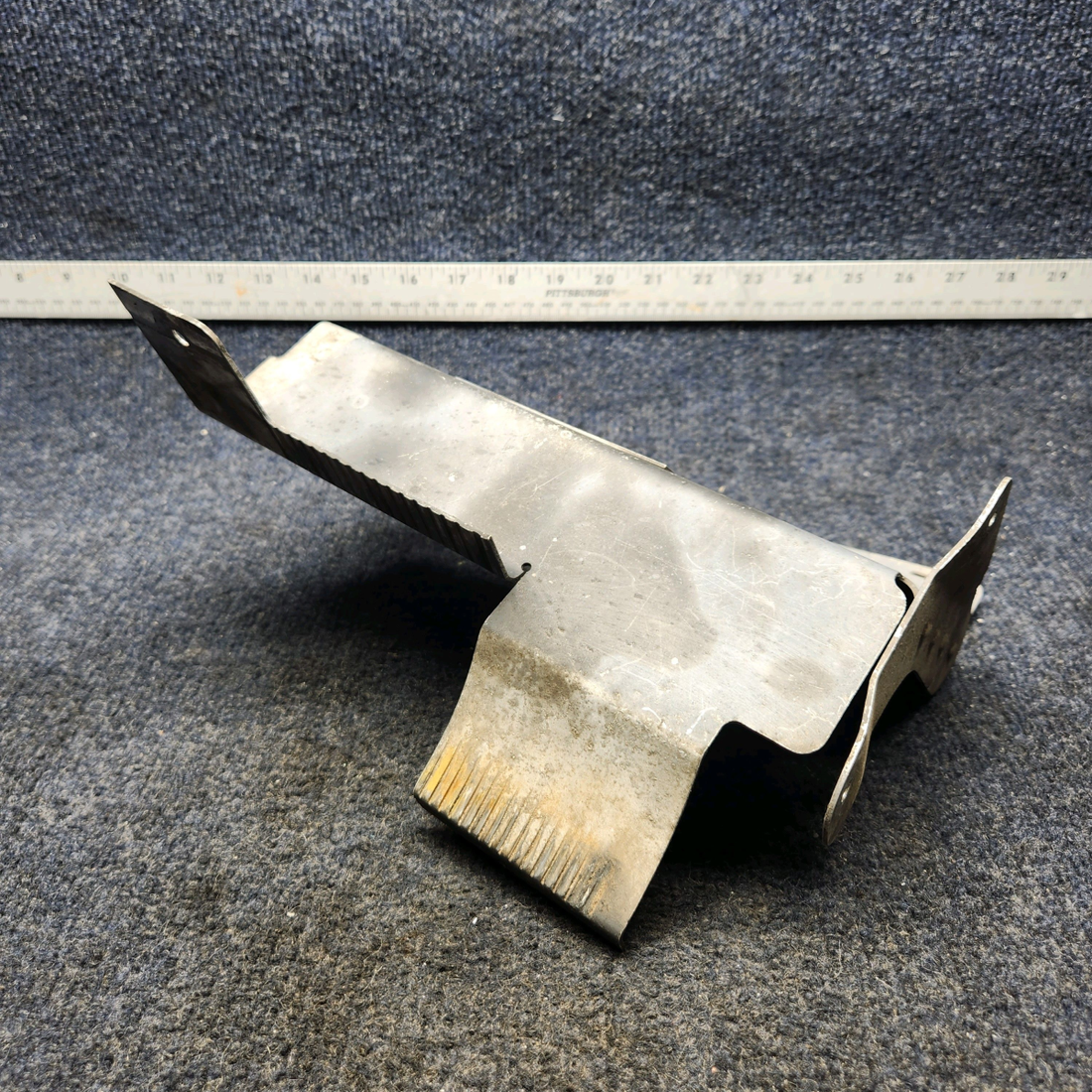 Used aircraft parts for sale, 63617-015 PIPER PA28-140 ENGINE BAFFLE ASSY LH FRONT