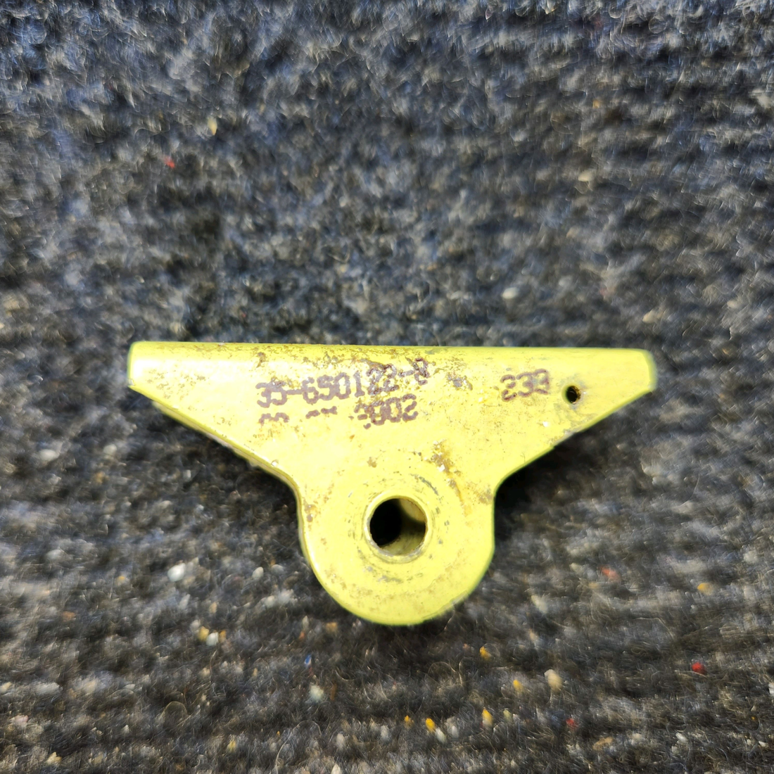 Used aircraft parts for sale, 35-650122-4 BEECHCRAFT F35 Elevator Hinge Bracket