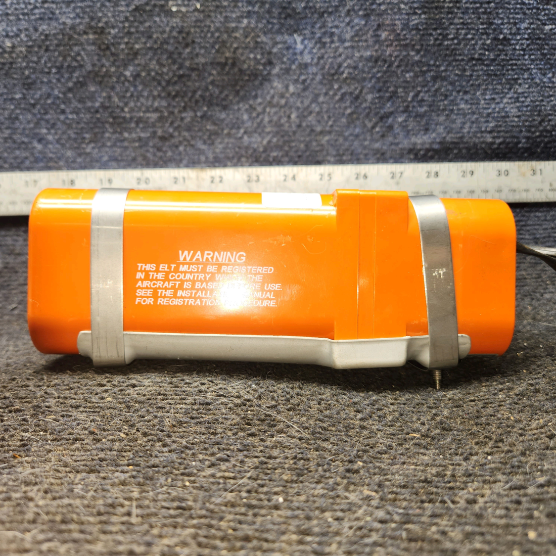 Used aircraft parts for sale, E-04 406 ELT cessna 172N Emergency Locator Transmitter 406 – Cracked Antenna