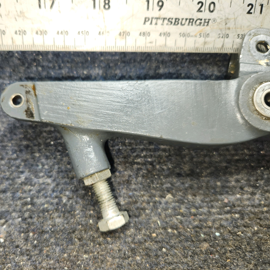 Used aircraft parts for sale, 35-521158-18 Beechcraft 35-33 Aileron Control Bellcrank Assembly – RH