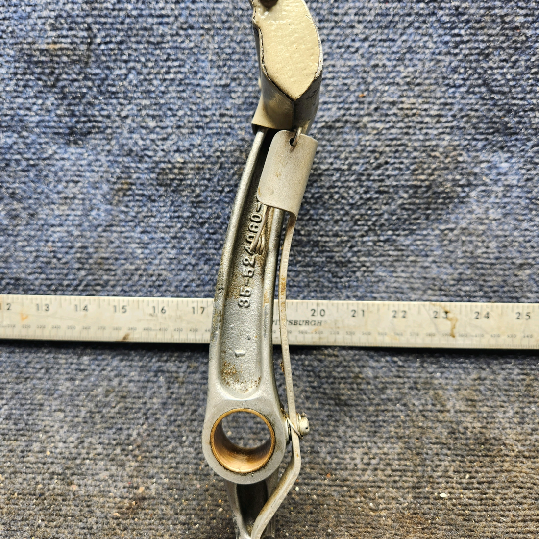 Used aircraft parts for sale, 35-524060-3, 35-524641 Beechcraft 35-33 Rudder Pedal and Arm