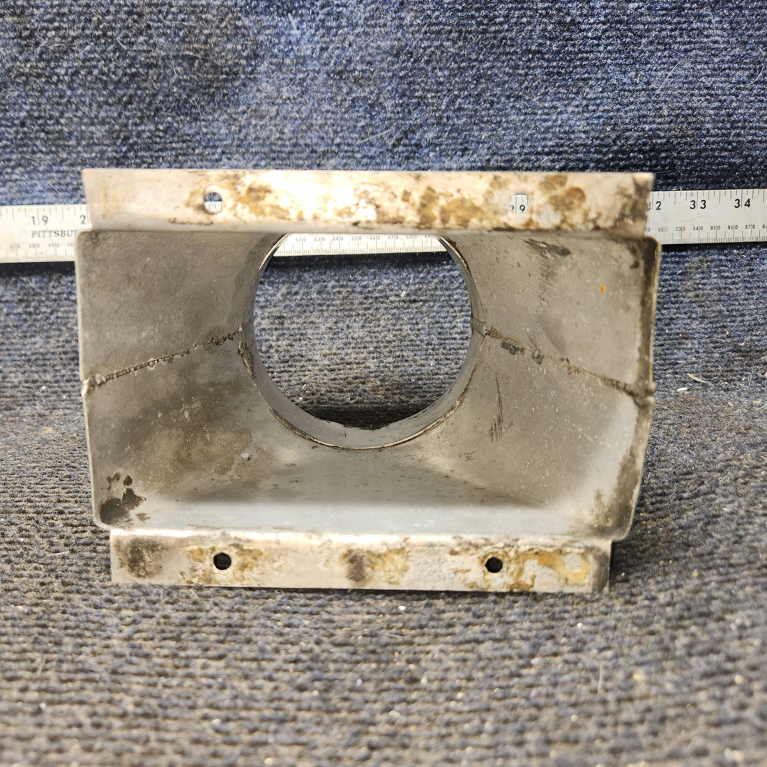 Used aircraft parts for sale, 62985-000 piper PA-28-181 Oil Radiator Adapter Assembly