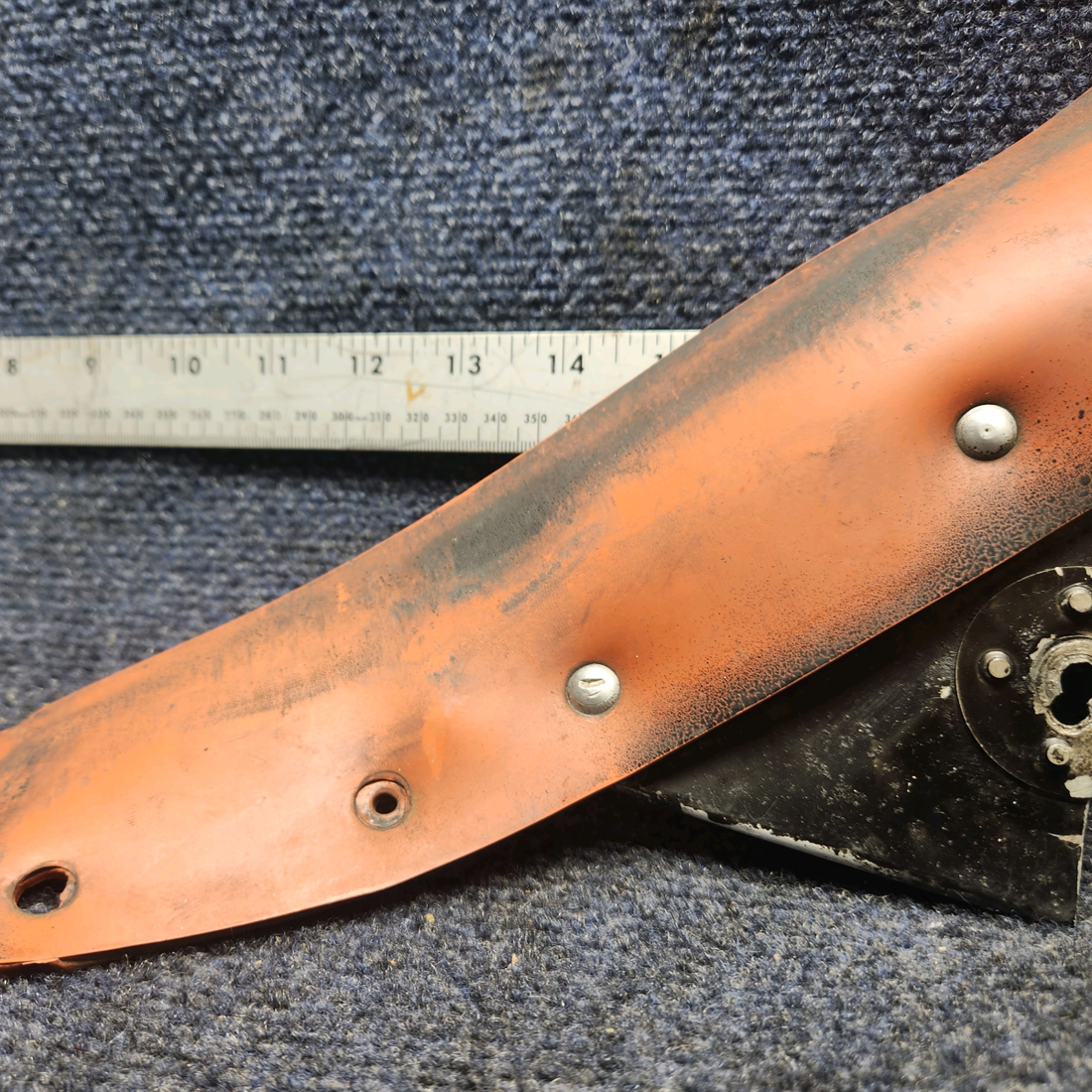 Used aircraft parts for sale, 63614-05 Lycoming O-320 Piper PA28-140 Baffle Assembly Left Side Rear