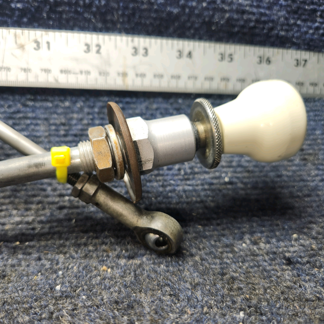 Used aircraft parts for sale, S1222-6 Cessna 182G Throttle Control Cable (37.25" long)