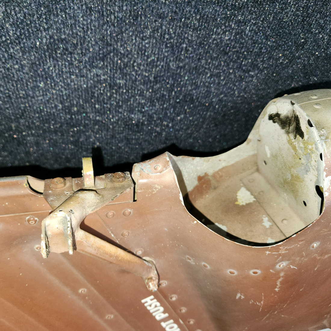 Used aircraft parts for sale, 460043-000 Mooney M20J Rudder Assembly W/ Horn