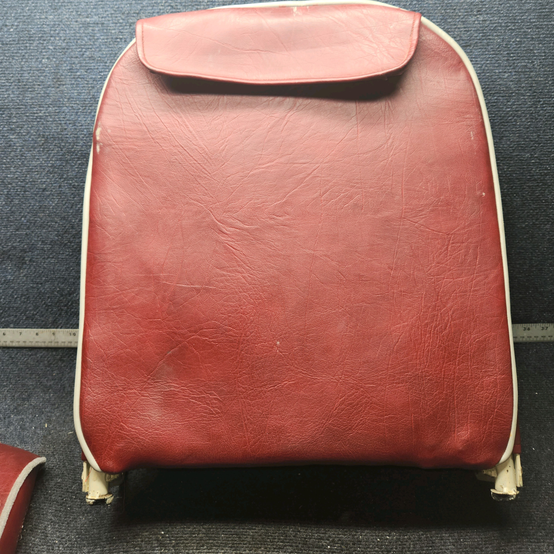 Used aircraft parts for sale, 65501-002, 65515-002 Piper PA28-140 Rear seat top and Bottom