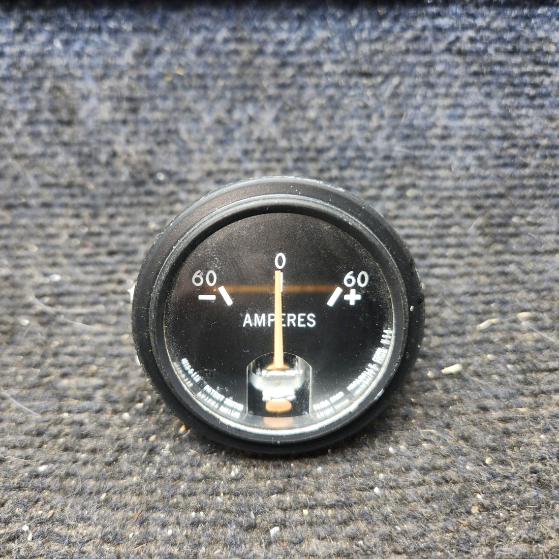 Used aircraft parts for sale, 2867768 cessna 172N Amperes Meter