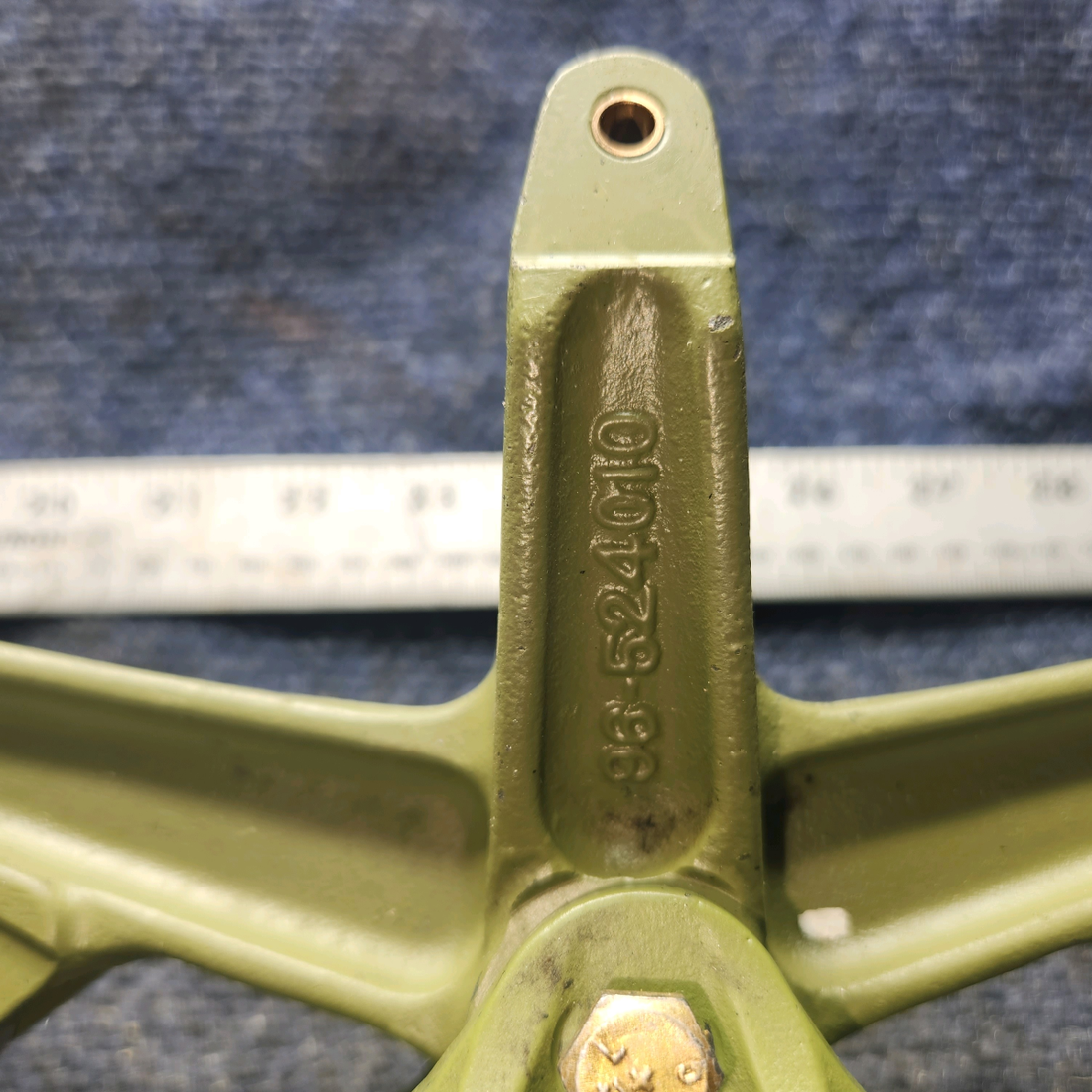 Used aircraft parts for sale, 96-524010-1 BEECHCRAFT 95-55B Bellcrank Rudder Pedal Assembly with Link and Base