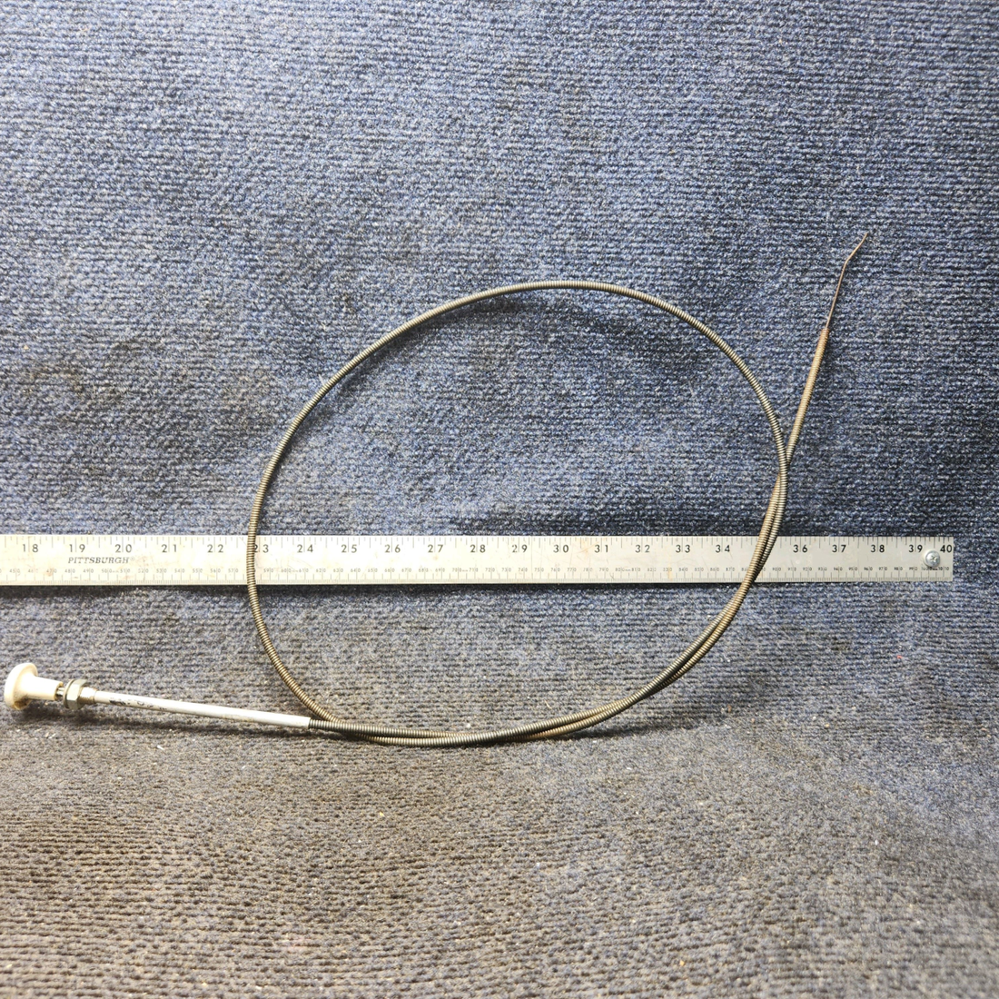 Used aircraft parts for sale, S1239-15 Cessna 172F Cabin Heat Control Cable (Length: 58”)