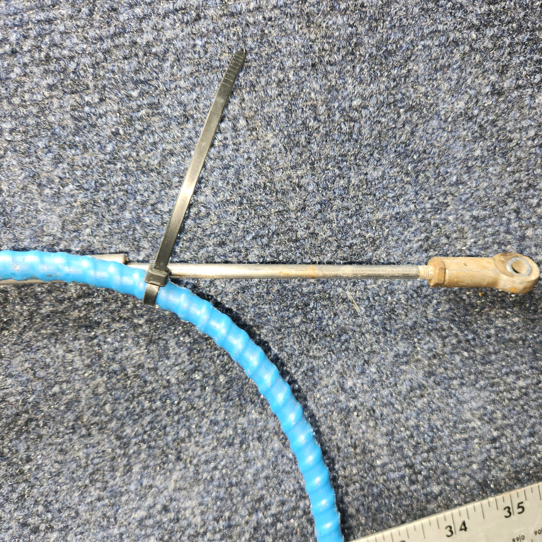 Used aircraft parts for sale, 565-580-004 Cessna 172RG Vernier Prop Pitch Cable Control 60"
