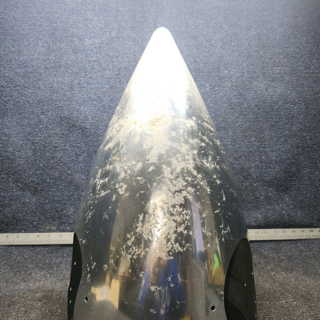 Used aircraft parts for sale, D-4797-3P Cessna 182G 3-Blade Spinner Assembly With Back Plate