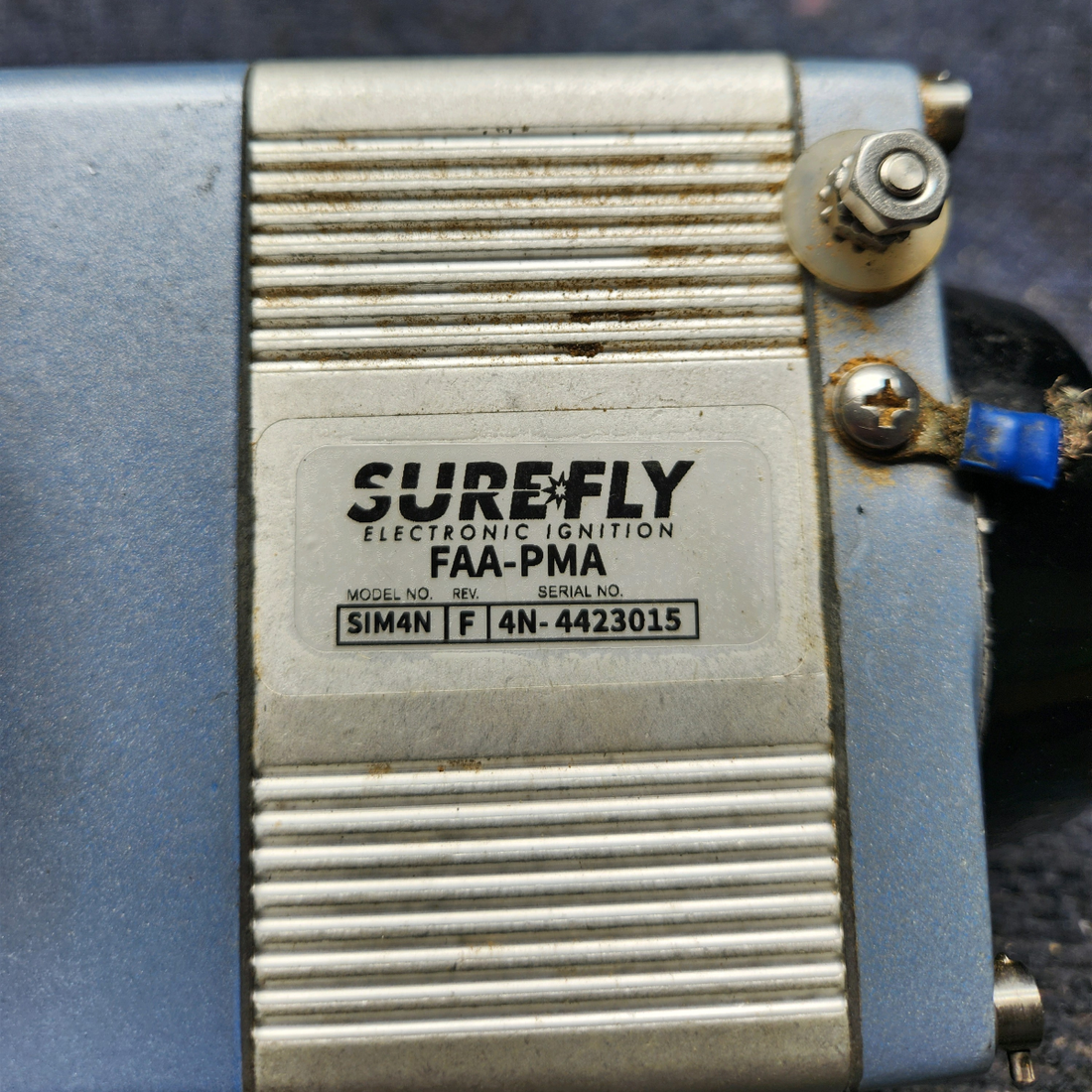 Used aircraft parts for sale, SIM4N SureFly CESSNA 172K ELECTRONIC IGNITION FOR 4-CYLINDER NON-IMPULSE COUPLED