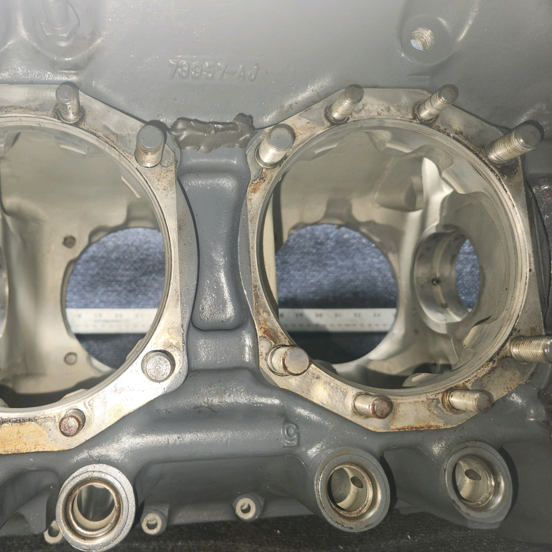 Used aircraft parts for sale, LW-11033 Lycoming O-540-A1D5 PIPER PA-24-250 Crankcase Narrow Deck