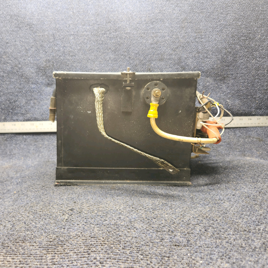 Used aircraft parts for sale, 63888-000 PIPER PA28-140 Battery Box w / Solenoid