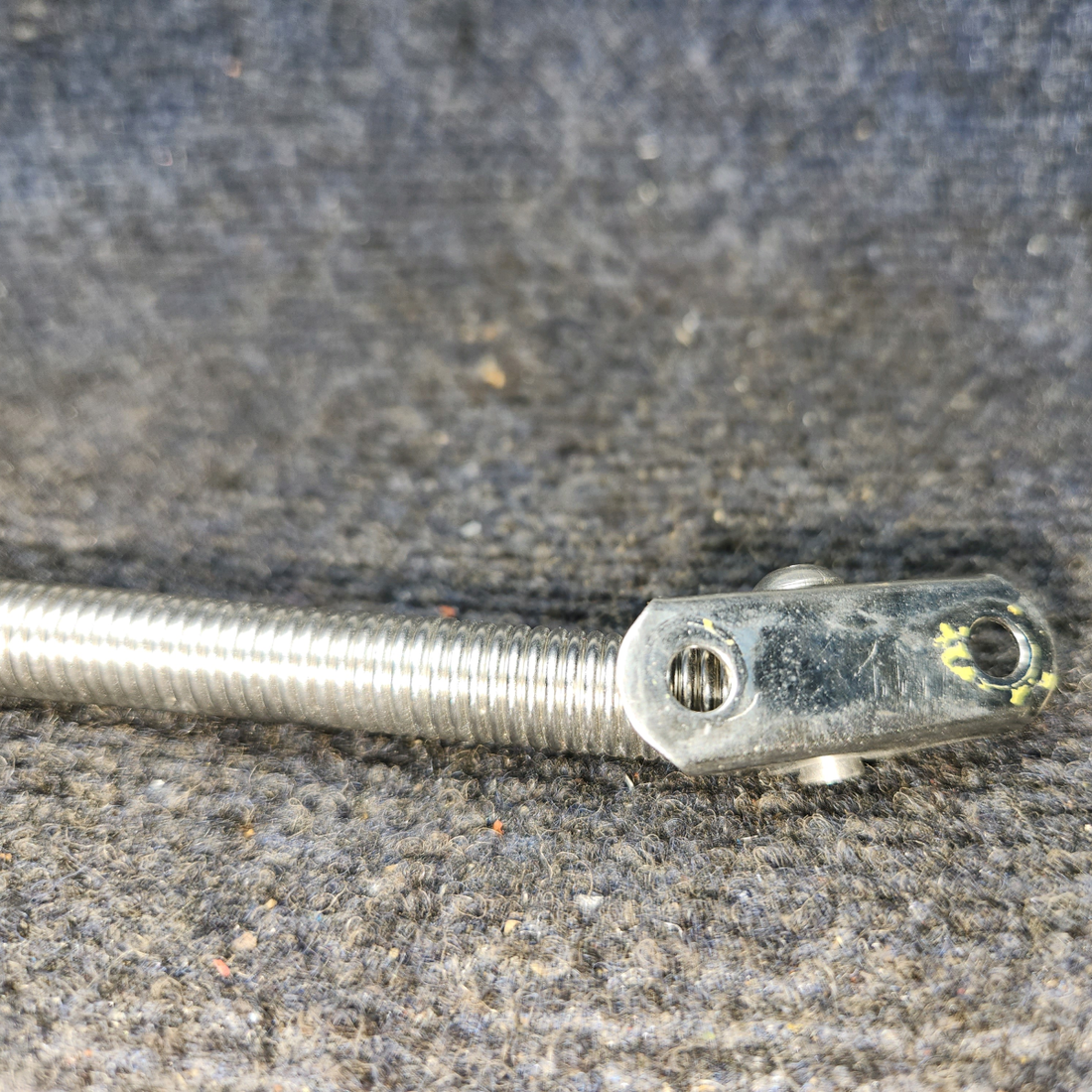 Used aircraft parts for sale, 002-410055-35 BEECHCRAFT 95-55B Baggage Door Stop Spring