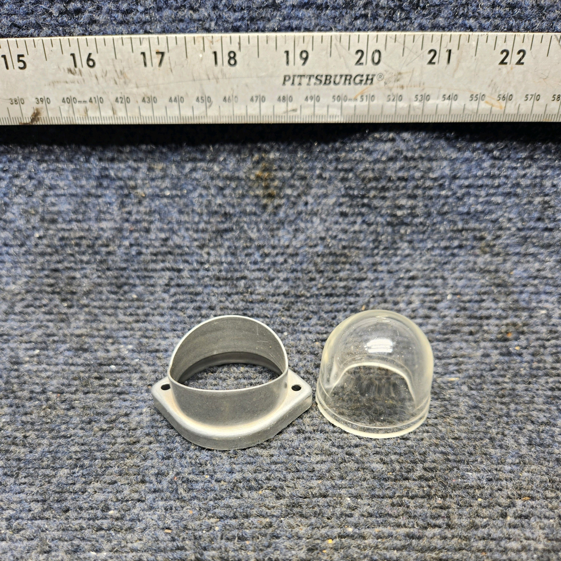 Used aircraft parts for sale, Wa45131 WHELEN CLEAR GLASS REPLACEMENT LENS