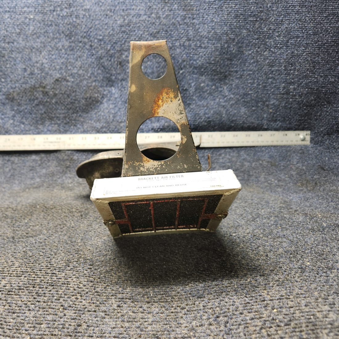 Used aircraft parts for sale, 628122 Continental O-200 Cessna C-150J Carburetor Air Intake Housing (Airbox)