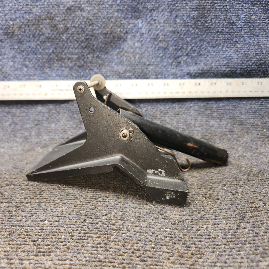 Used aircraft parts for sale, 1460320-1, 0411307, 1460505-1 Cessna 172F Rudder Pedal Spring & Arm