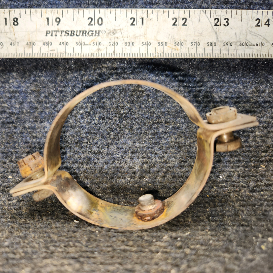 Used aircraft parts for sale, 0550176-31, 0550176-26 Cessna 172E Tailpipe Clamp Assembly
