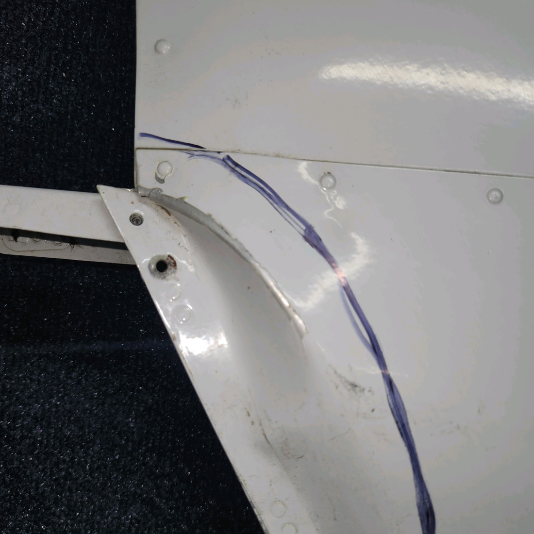 Used aircraft parts for sale, 0431004-2 CESSNA 150G Vertical Fin Assembly