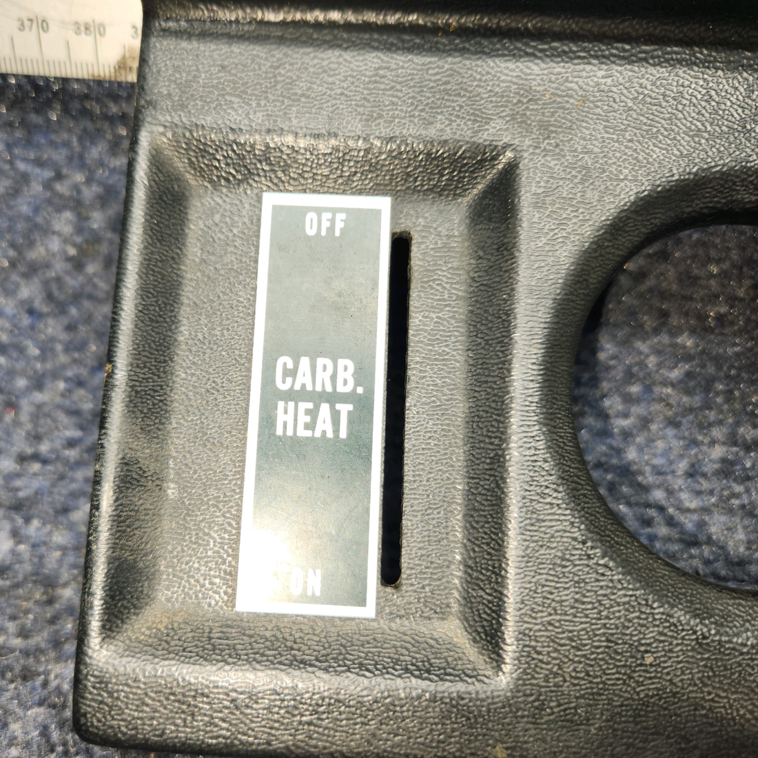 Used aircraft parts for sale, 01-028423-01 Piper PA28-140 Instrument Panel Cover Lower RH