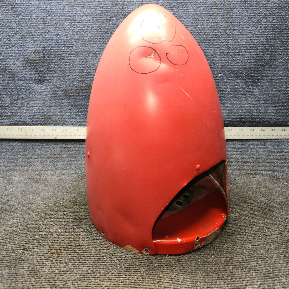 Used aircraft parts for sale, 0550162-7, 0550162-3 Cessna C175 Spinner Assy and Plate Assy