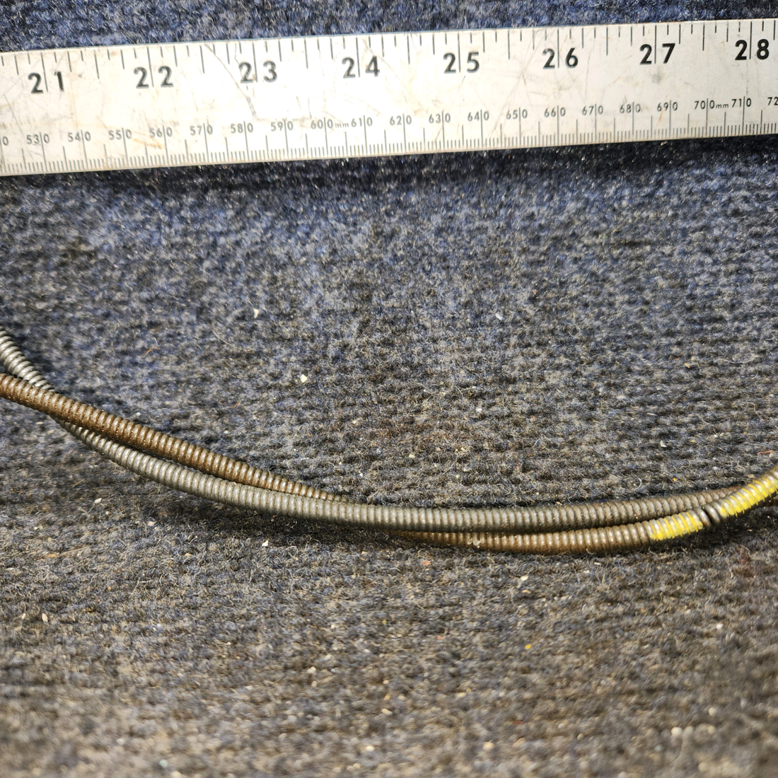 Used aircraft parts for sale, S1239-15 Cessna 172F Cabin Heat Control Cable (Length: 46”)