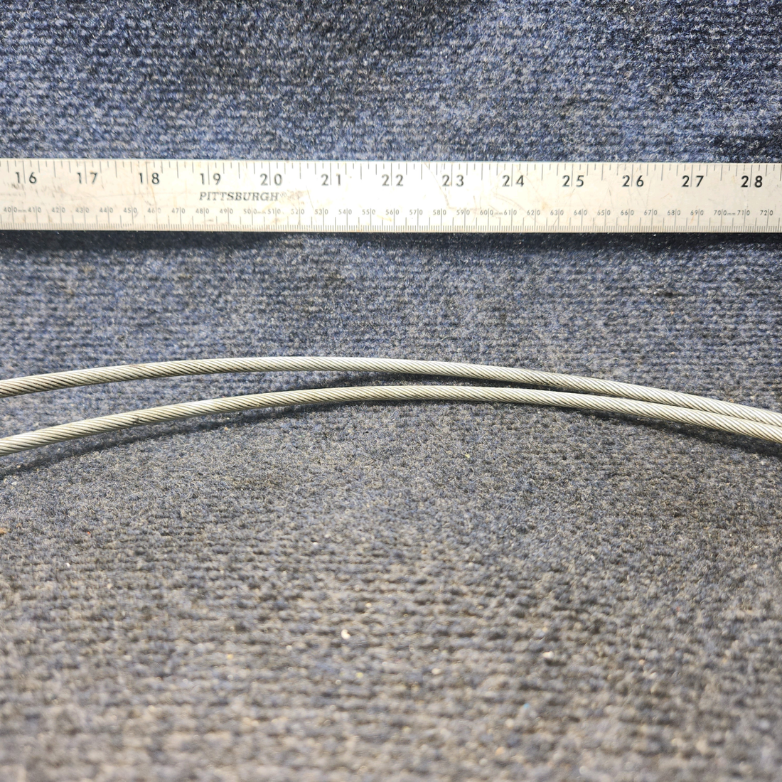 Used aircraft parts for sale, 50‑389012‑11 BEECHCRAFT 95-55B Engine Throttle Control Assembly – LH/RH, 124"