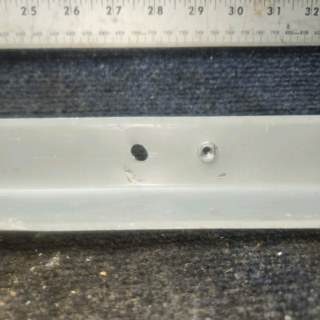 Used aircraft parts for sale, 0511130 Cessna 172E Trim Front Spar Upholstery