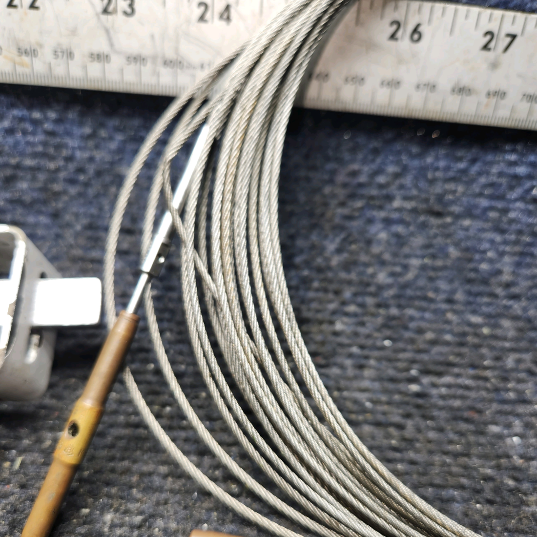 Used aircraft parts for sale, 78969-002 Piper PA32RT-300 Stabilator Trim Jackscrew and Barrel Assy With Cable